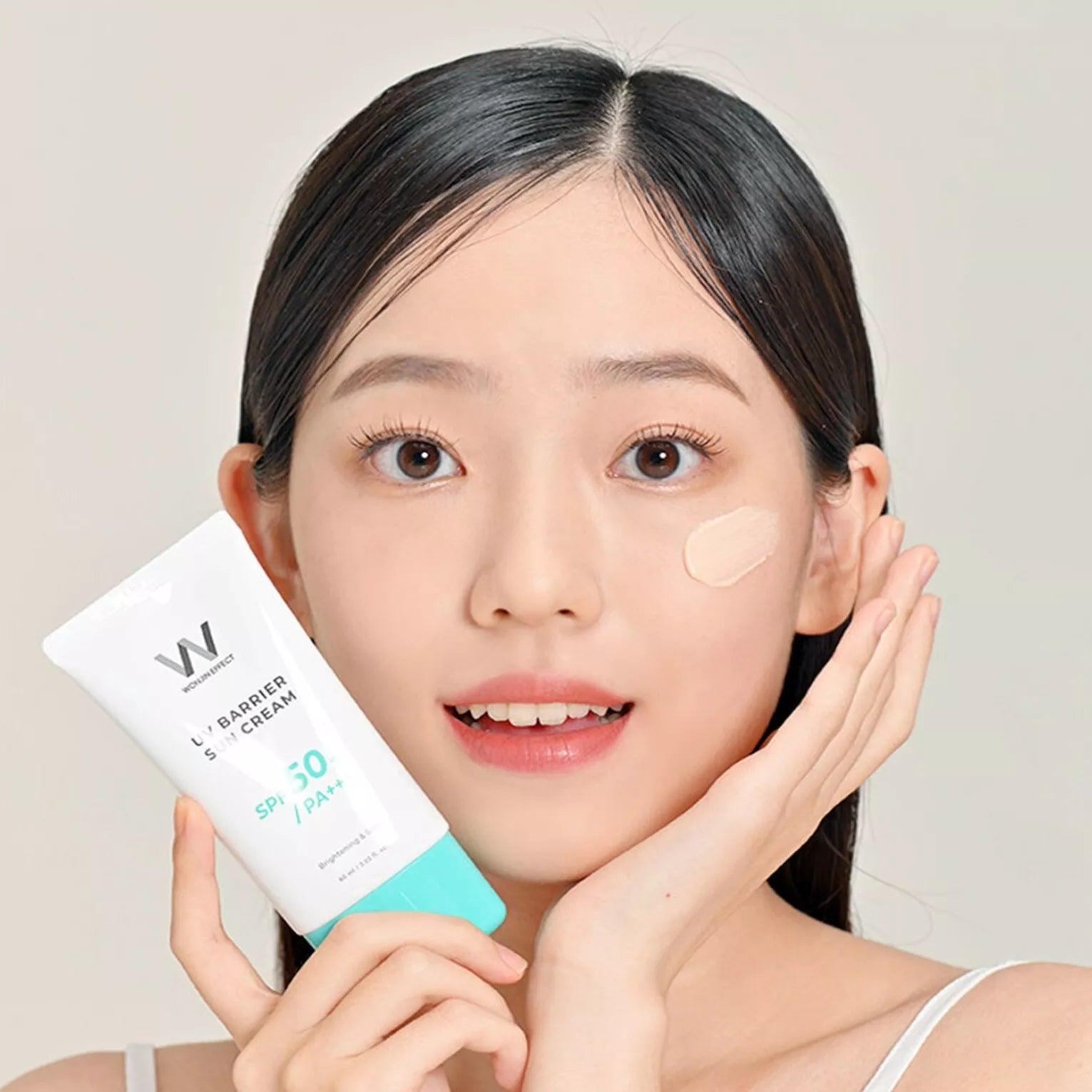 Soonsu Beauty UV Barrier Sun Cream SPF50+ PA+++ application use