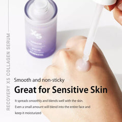 Soonsu Beauty Recovery X5 Collagen Serum  + Mela-X Cream  set application use