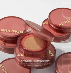 APRILSKIN HERO CUSHION makeup product with visible brand name on a light background