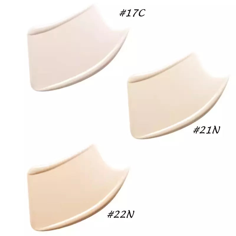 Three beige color swatches labeled #17C, #21N, and #22N on a white background.