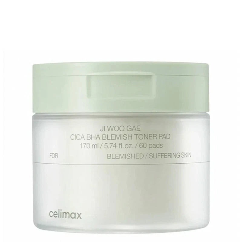 Celimax skincare product jar on a white background