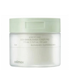 Celimax skincare product jar on a white background