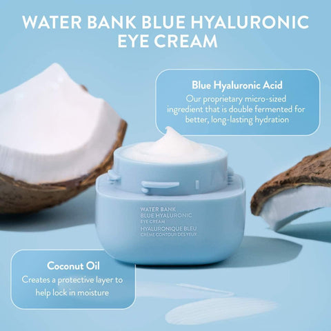 Soonsu Beauty Bank Blue Hyaluronic Eye Cream packaging design