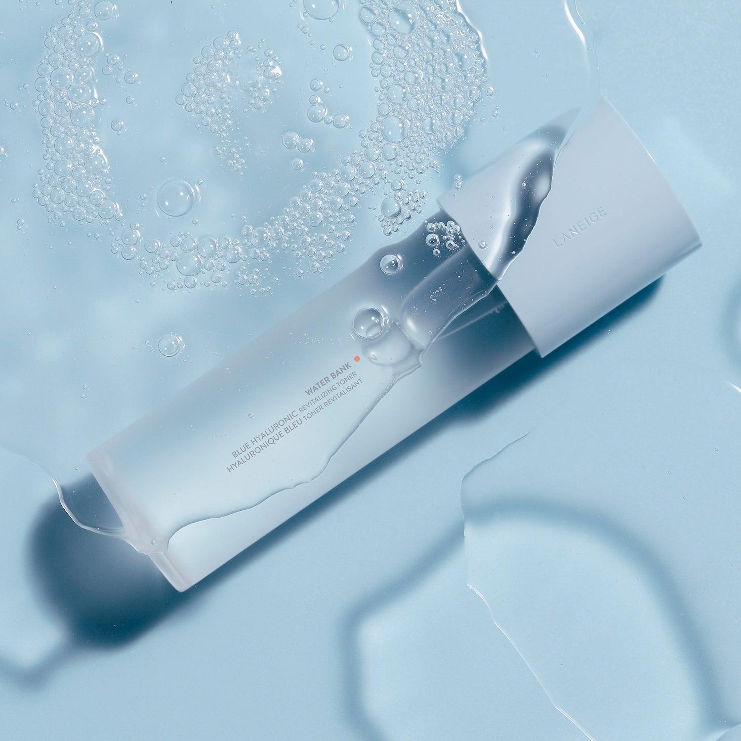Soonsu Beauty Water Bank Blue Hyaluronic Revitalizing Toner packaging design