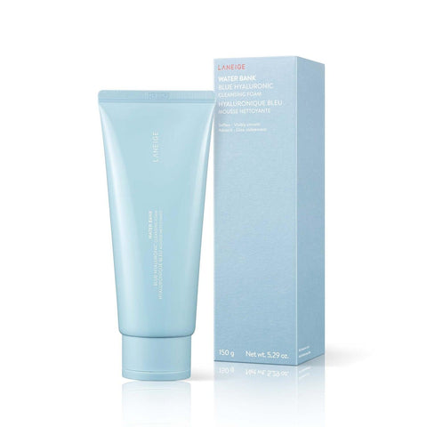 Soonsu Beauty Water Bank Blue Hyaluronic Cleansing Foam side view