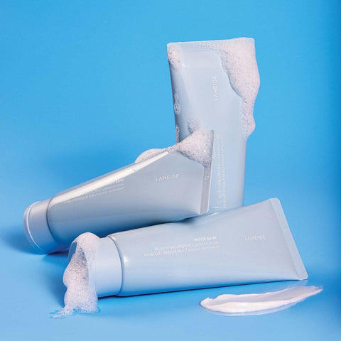 Soonsu Beauty Water Bank Blue Hyaluronic Cleansing Foam texture close-up