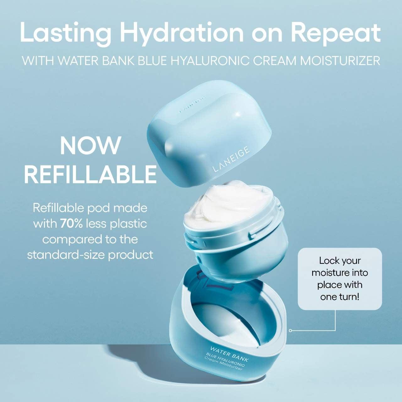 Soonsu Beauty Water Bank Blue Hyaluronic Cream packaging design