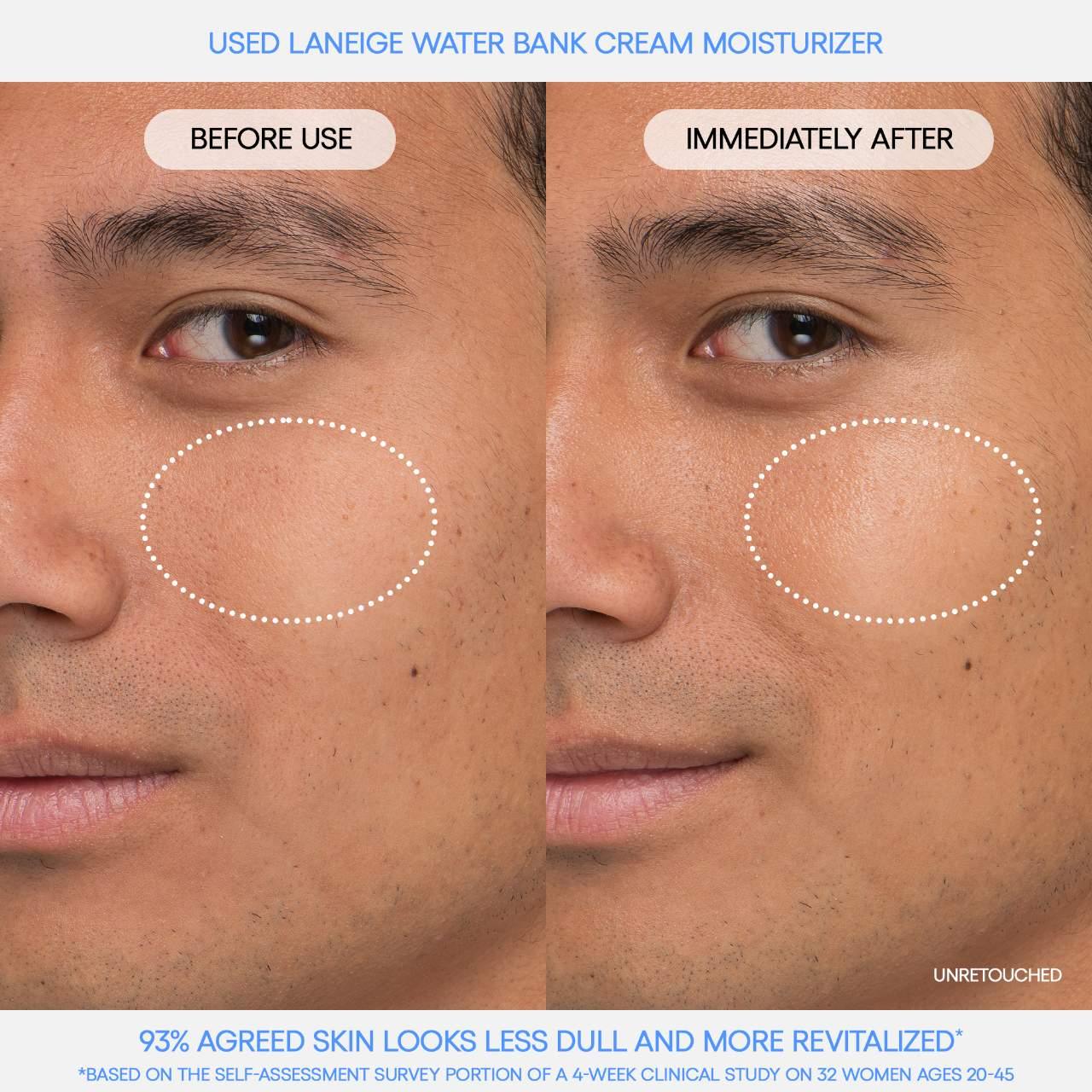 Soonsu Beauty Water Bank Blue Hyaluronic Cream side view