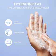 Soonsu Beauty Water Bank Gentle Gel Cleanser with Hyaluronic Acid packaging design