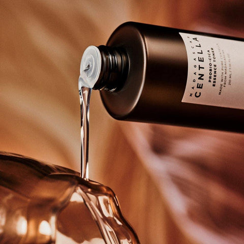 Soonsu Beauty Madagascar Centella Probio Cica Essence Toner packaging design